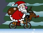 لعبة دراجة بابا نويل