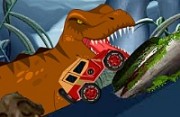 لعبة سيارة الحديقة الجوراسية و الديناصورات