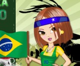 العاب تلبيس مشجعات البرازيل