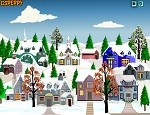 لعبة ديكور مدينة الثلج