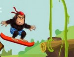 لعبة سكيت بورد القرد