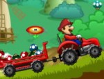 لعبة شاحنة مزرعة الفطر مع ماريو