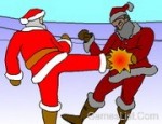 لعبة قتال بابا نويل